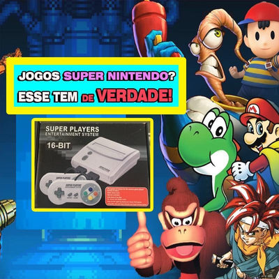 SUPER MINI RETRÔ - SNES 16 BITS - 100 TOP GAMES!