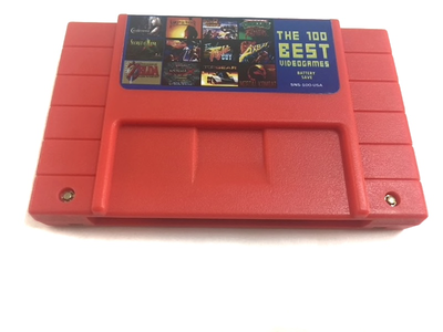 SUPER MINI RETRÔ - SNES 16 BITS - 100 TOP GAMES!